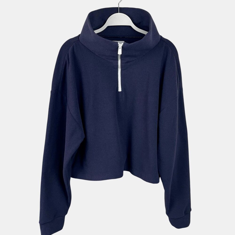 Dudley Stephens 1/4 Zip Funnel Neck Dunning Pullover Terry Fleece XXL